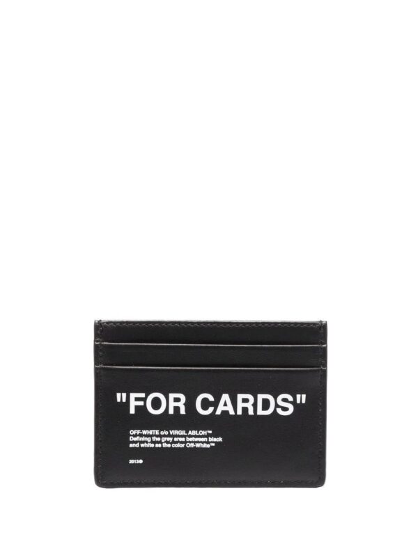 Off-White  "For Cards" quote cardholder - Image 2