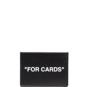 Off-White  "For Cards" quote cardholder