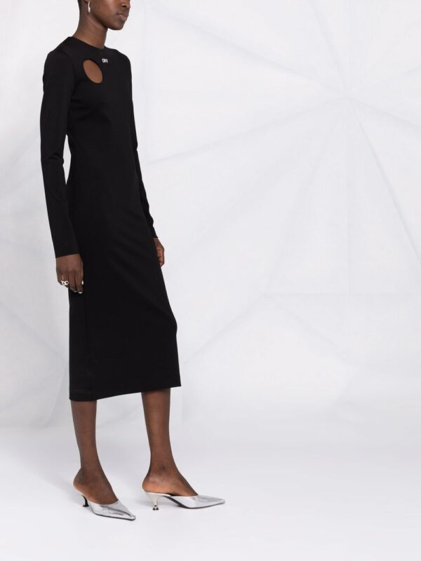 Off-White Meteor logo knitted dress - Image 6