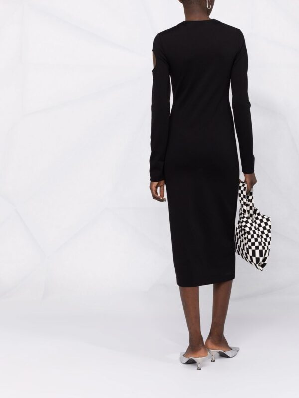 Off-White Meteor logo knitted dress - Image 4