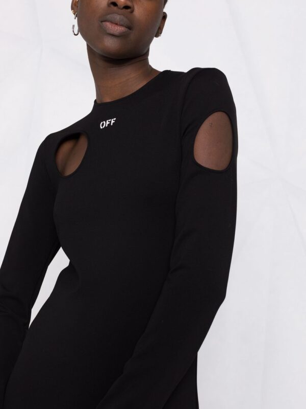 Off-White Meteor logo knitted dress - Image 5