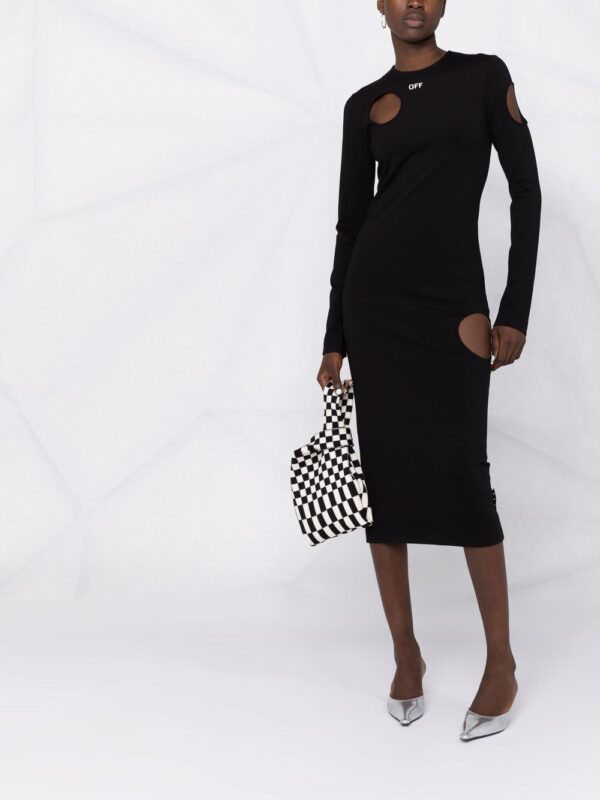 Off-White Meteor logo knitted dress - Image 2