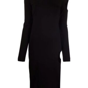 Off-White  Meteor logo knitted dress
