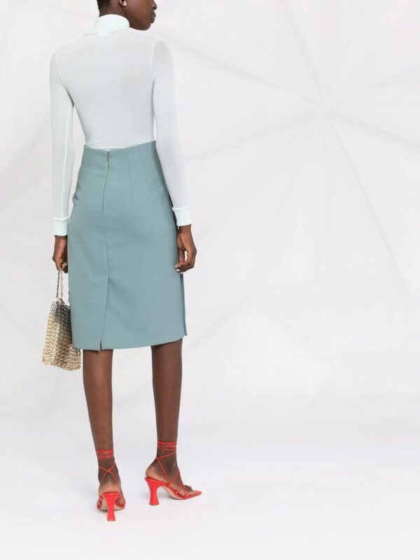Off-White  Cardbox mid-length pencil skirt - Image 4