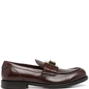 Dolce & Gabbana  logo-plaque leather loafers
