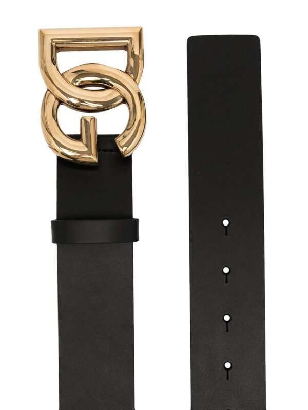 Dolce & gabbana logo-plaque leather belt - Image 2
