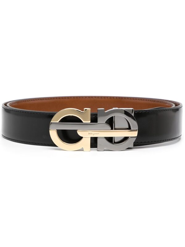 Ferragamo reversible and adjustable Gancini belt