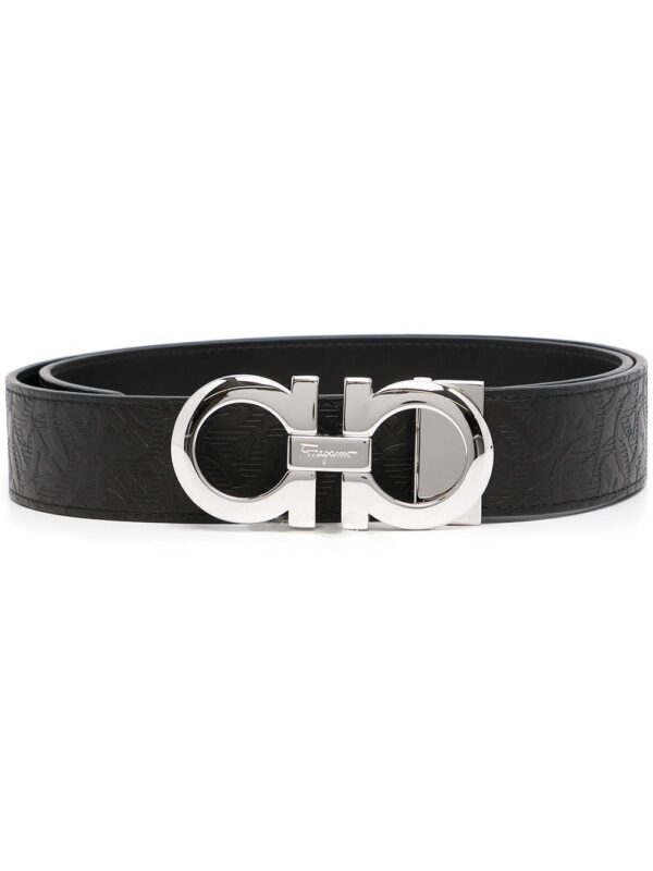 Ferragamo Reversible Gancini leather belt