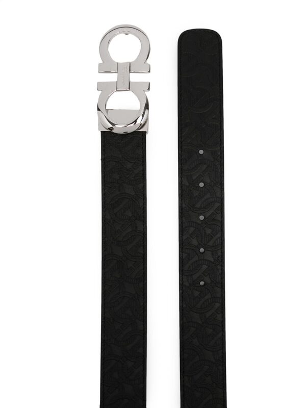 Ferragamo Reversible Gancini leather belt - Image 2