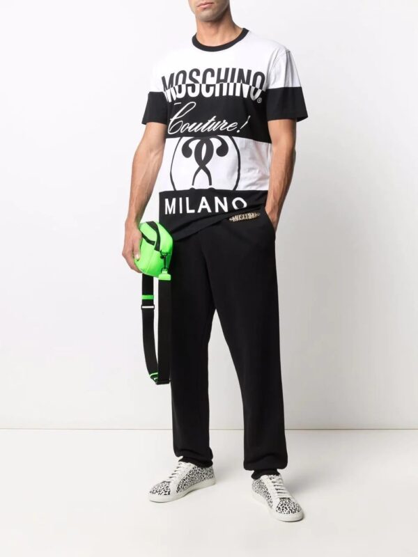 Moschino  logo-plaque track pants - Image 2