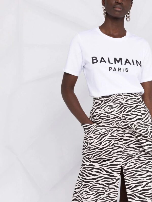 Balmain  logo-print short-sleeve T-shirt - Image 3