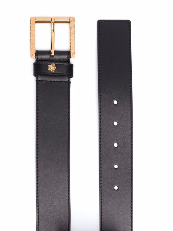 Versace Medusa-plaque Greca-detail belt - Image 2