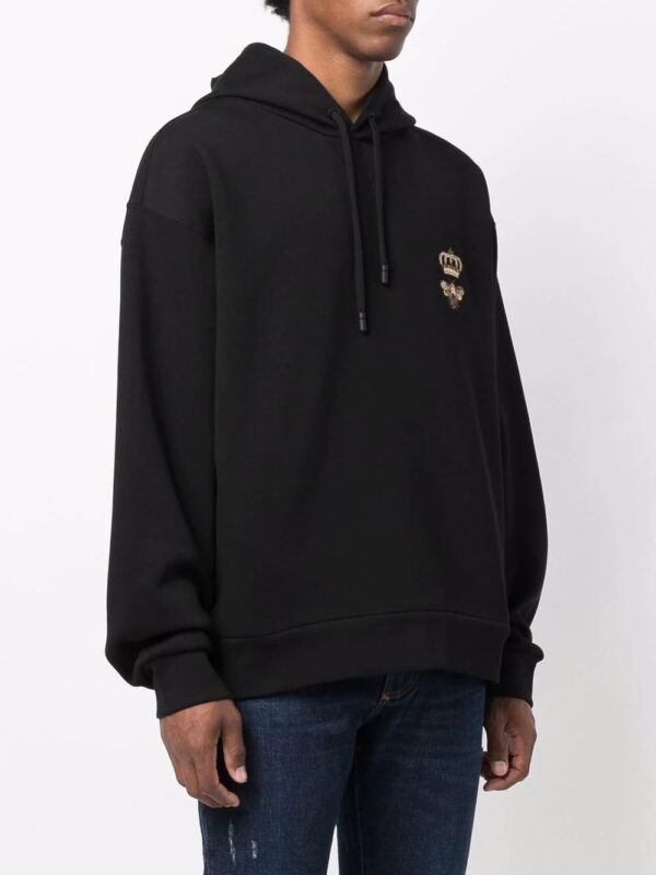 Dolce & Gabbana  bee and crown hoodie - Image 3