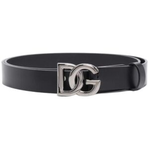 Dolce & gabbana  crossed DG logo buckle belt