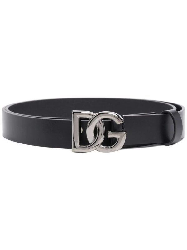 Dolce & gabbana  crossed DG logo buckle belt