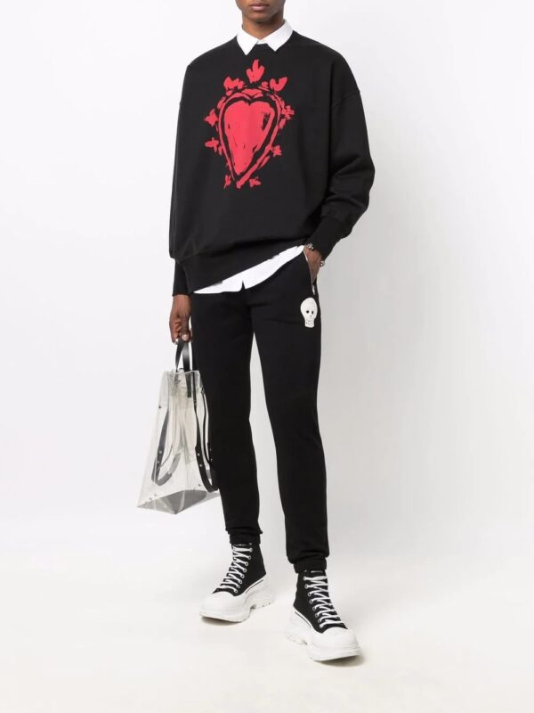 Alexander McQueen  crochet-design track pants - Image 2