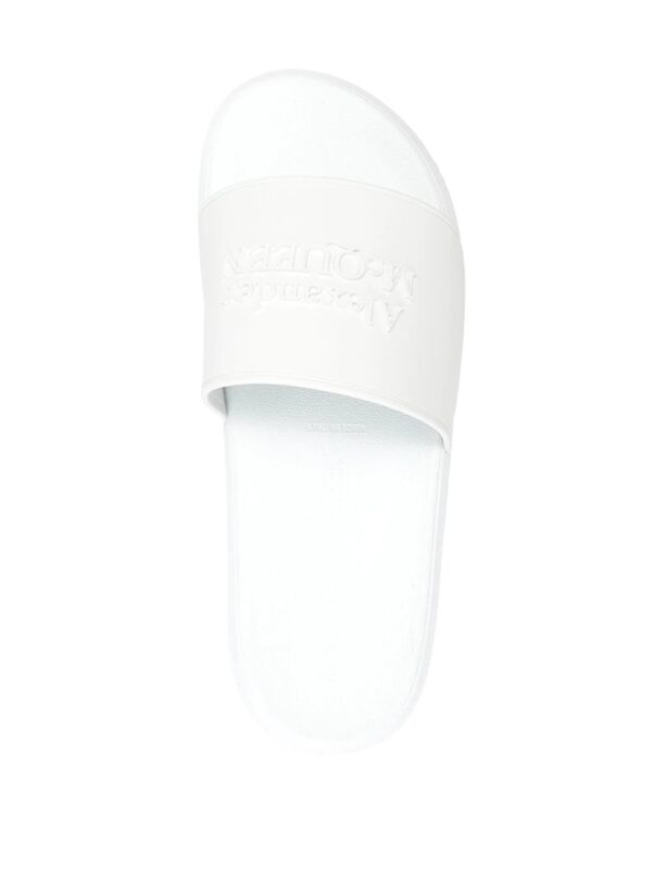Alexander McQueen  logo-embellished flat slides - Image 4