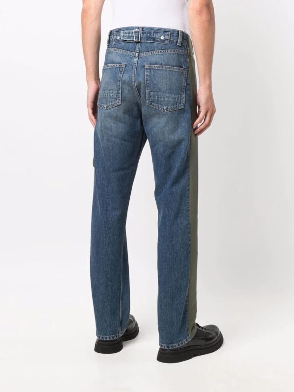 Alexander McQueen  panelled straight-leg jeans - Image 4