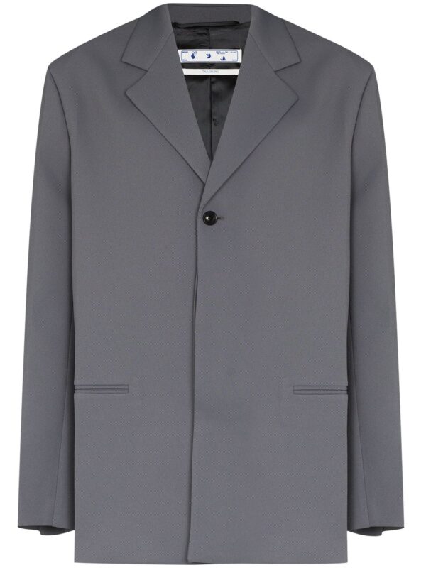 Off-White  crease single-breasted blazer
