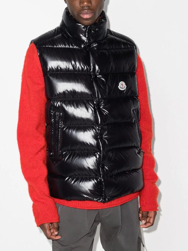 Moncler  Tibb logo-patch padded gilet - Image 2