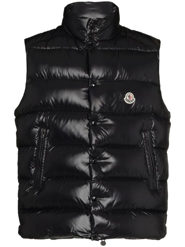 Moncler  Tibb logo-patch padded gilet