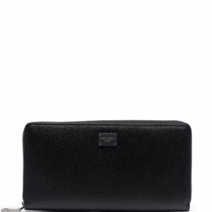 Dolce & Gabbana  textured zip-around wallet