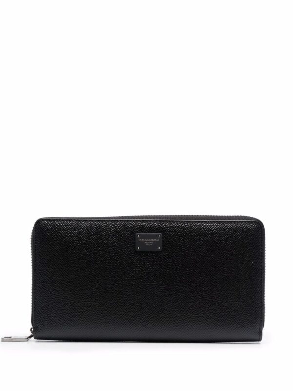 Dolce & Gabbana  textured zip-around wallet