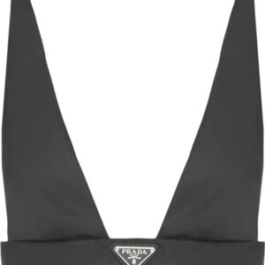 Prada Re-Nylon logo-plaque bralette