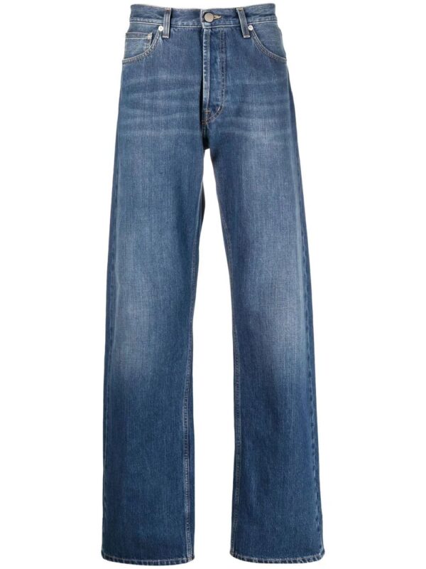 Alexander McQueen  wide-leg Japanese denim jeans