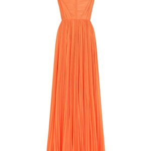 Dolce & Gabbana  spaghetti-strap gathered-detail dress