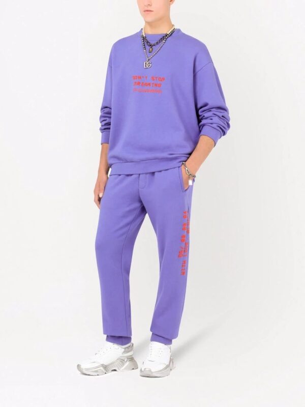 Dolce & Gabbana  embossed cotton-blend sweatshirt - Image 2