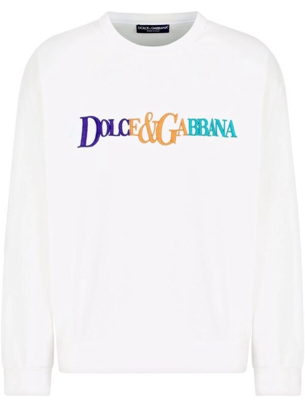 Dolce & Gabbana  logo-embroidered sweatshirt