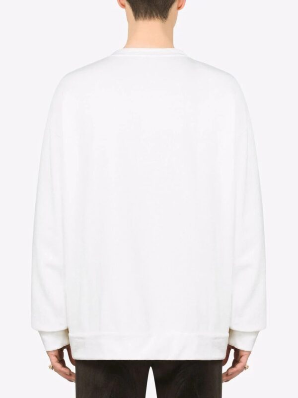 Dolce & Gabbana  logo-embroidered sweatshirt - Image 4