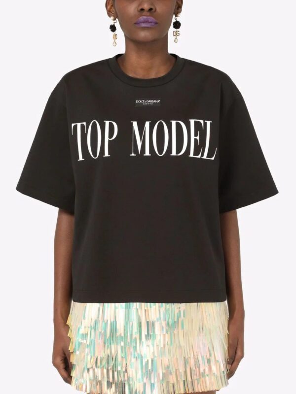 Dolce & Gabbana  slogan-print T-shirt - Image 3