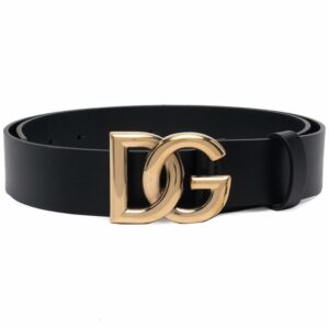 Dolce & gabbana DG-logo leather belt