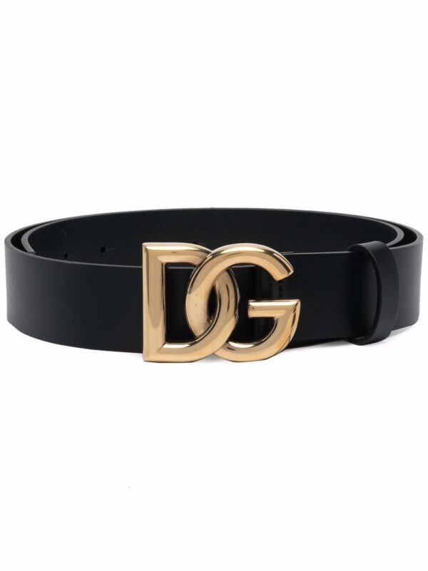 Dolce & gabbana DG-logo leather belt