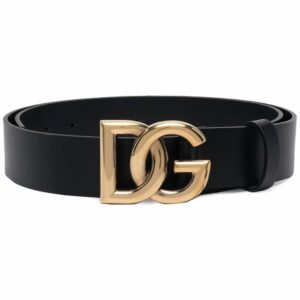 Dolce & Gabbana  DG-logo calf-leather belt