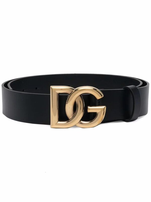 Dolce & Gabbana  DG-logo calf-leather belt