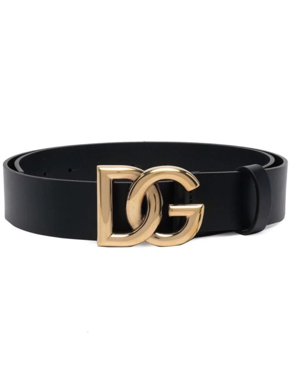 Dolce & gabbana  DG-logo leather belt