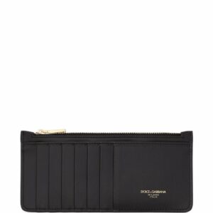 Dolce & Gabbana logo-print zipped wallet