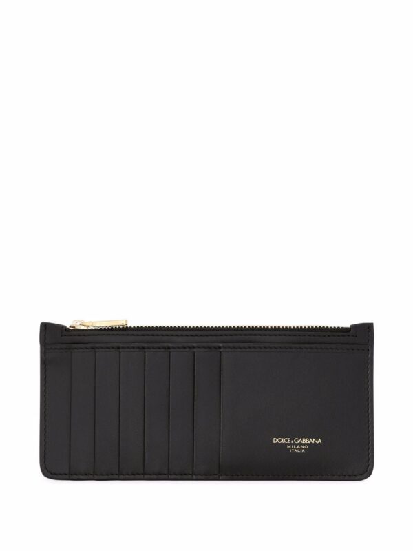 Dolce & Gabbana logo-print zipped wallet
