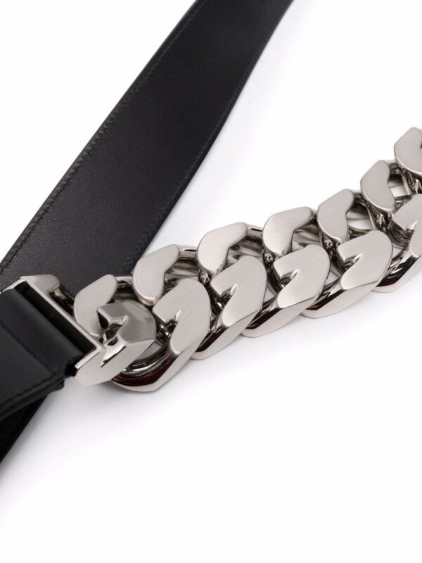 Louis Vuitton chain-link leather belt - Image 2