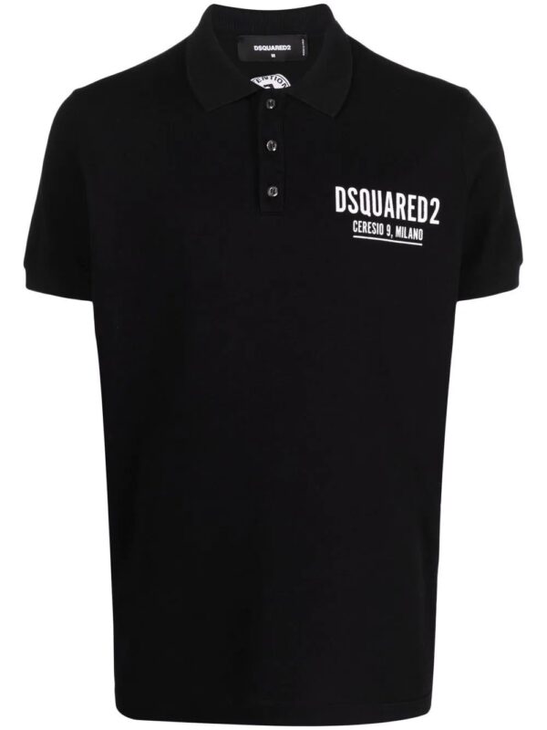 Dsquared2 logo-print polo shirt