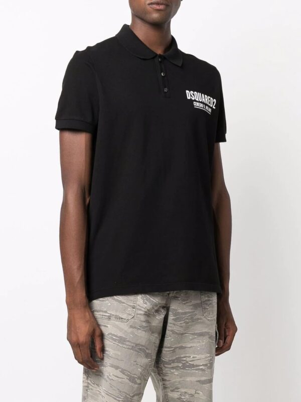 Dsquared2 logo-print polo shirt - Image 3