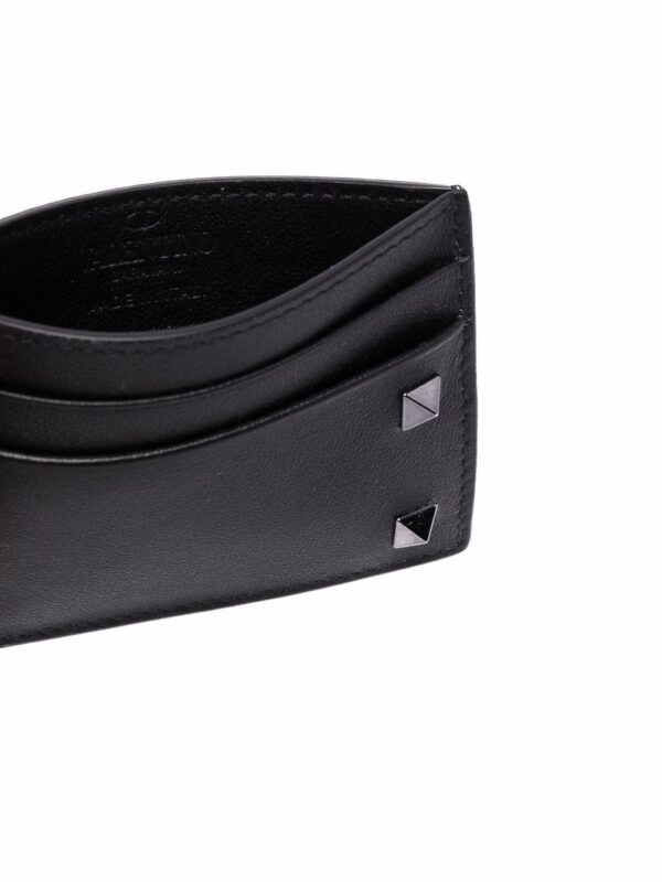 Valentino Garavani Rockstud leather cardholder - Image 3