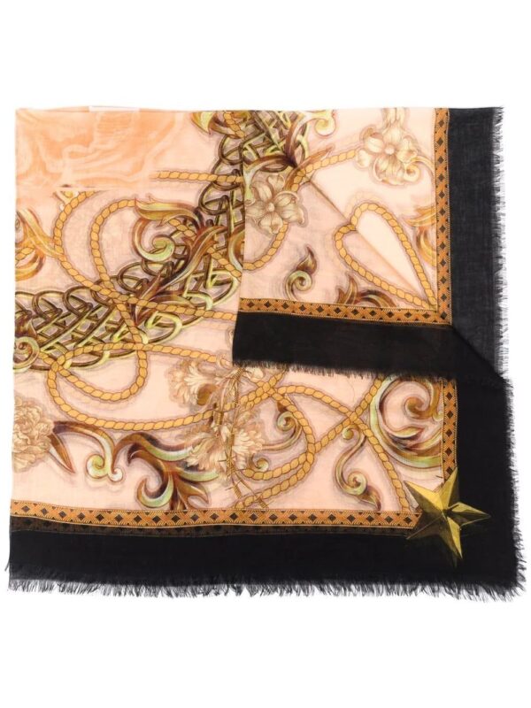 Philipp Plein  baroque-print scarf