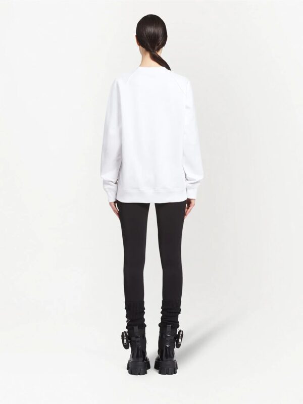Prada  logo-print sweatshirt - Image 4