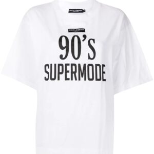 Dolce & Gabbana  slogan-print cotton T-shirt
