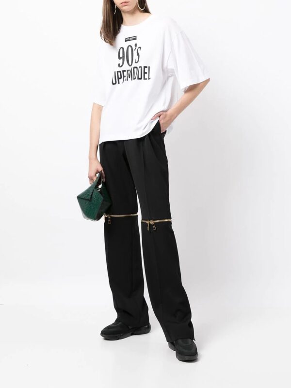 Dolce & Gabbana  slogan-print cotton T-shirt - Image 2