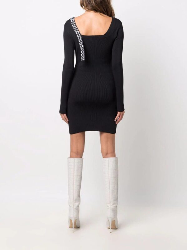 Off-White  Arrows ribbed-knit minidress - Image 4